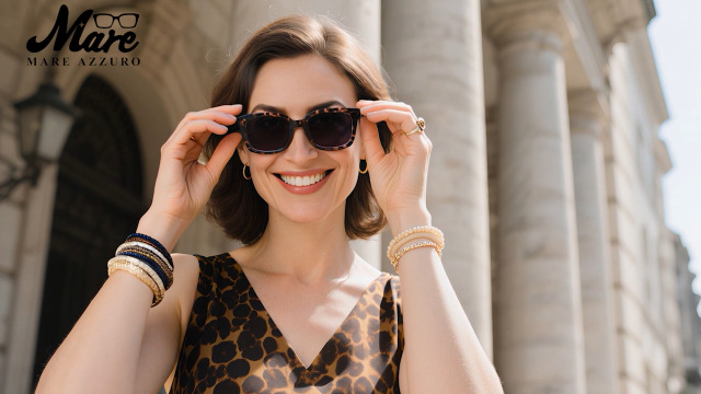 【CPH】575tc SMALL/MEDIUM Amazon.com: MARE AZZURO Reader Sunglasses Women UV