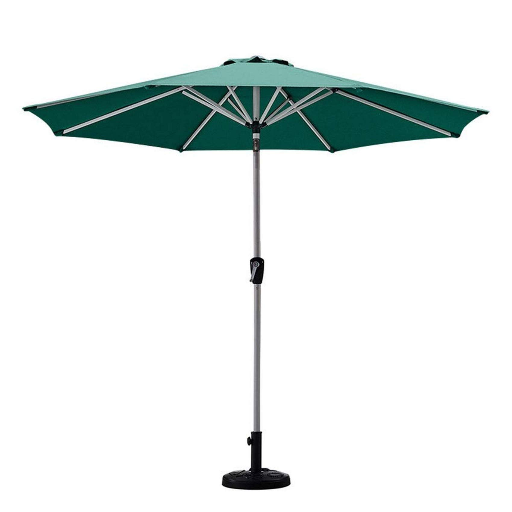 Sombrilla para mesa de patio verde que soluciona el calor en el jardín 8