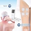 جهاز تحفيز كهربائي رقمي للعضلات من FarmaMed TENS EMS Sport Fitness، شاشة LCD، قناتان للإخراج، 4 أقطاب كهربائية