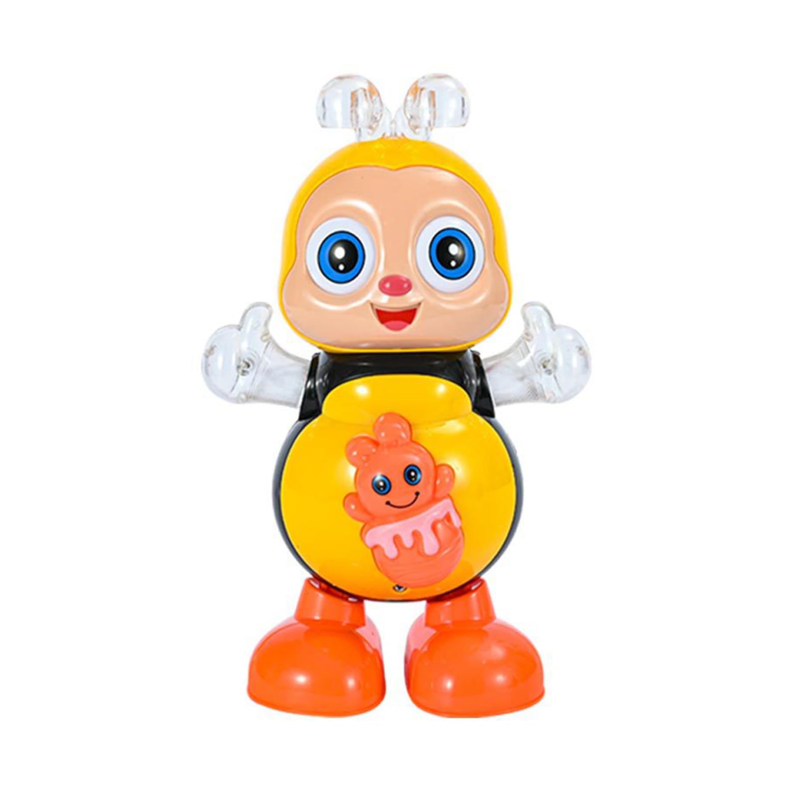 Kalttoy Multicolor Interactive Musical Bees Toy With Flashing Lights Educational Crawling Companion For Toddler Musical Crawling Learning Toy
