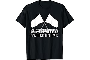 Marching Band Colorguard Flag Twirling T-Shirt