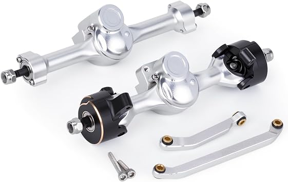 Aluminum Axles with Brass Steering Knuckles for 1/30 Axial SCX30 Upgrades