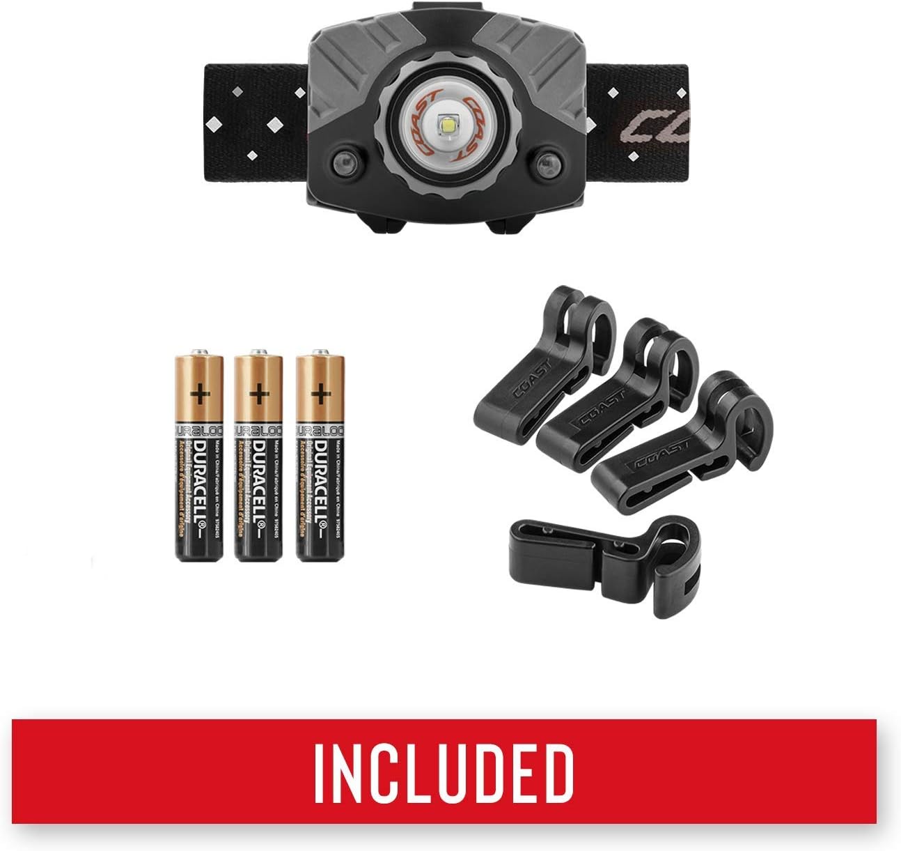 Coast® FL78 435 Lumen Tri-Color Pure Beam® LED Headlamp with Twist Focus™