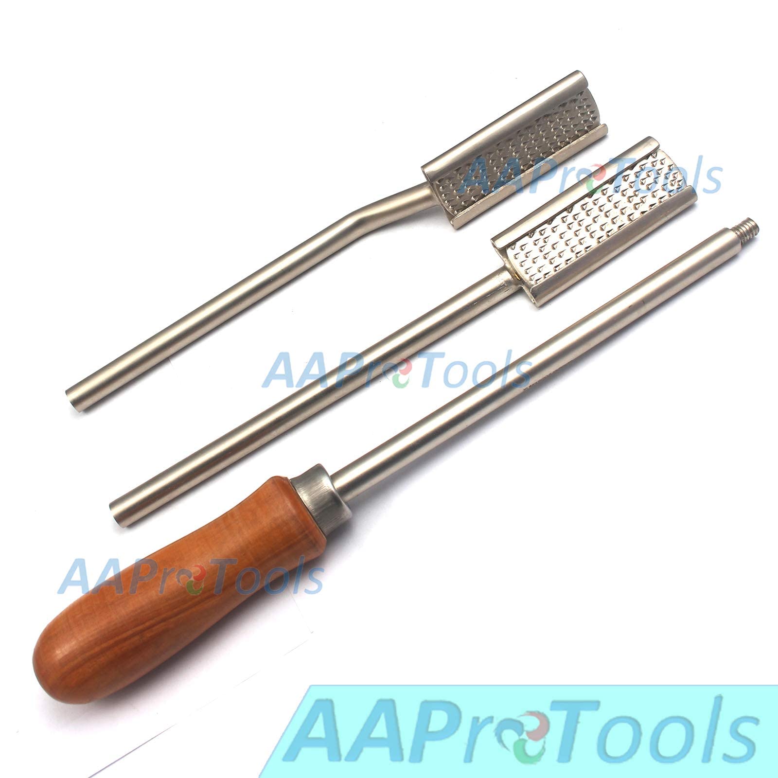 AAProTools Veterinary Dental Float RASP Attachable Straight Angled Doubled Horse Instruments