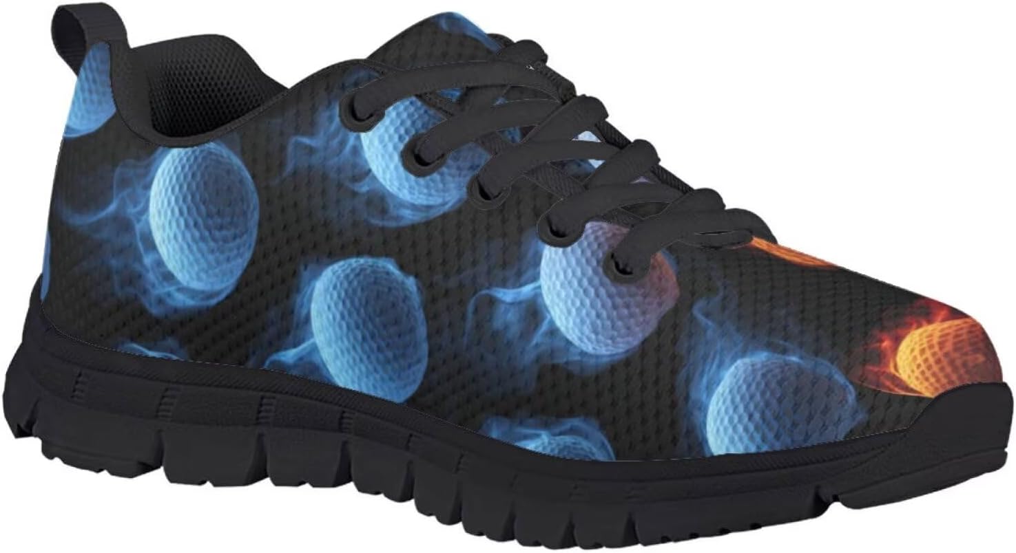 Kids Shoes Boys Girls Bass Fish Running Tennis Shoes Sport Lightweight Athletic Sneakers School Travel Shoe