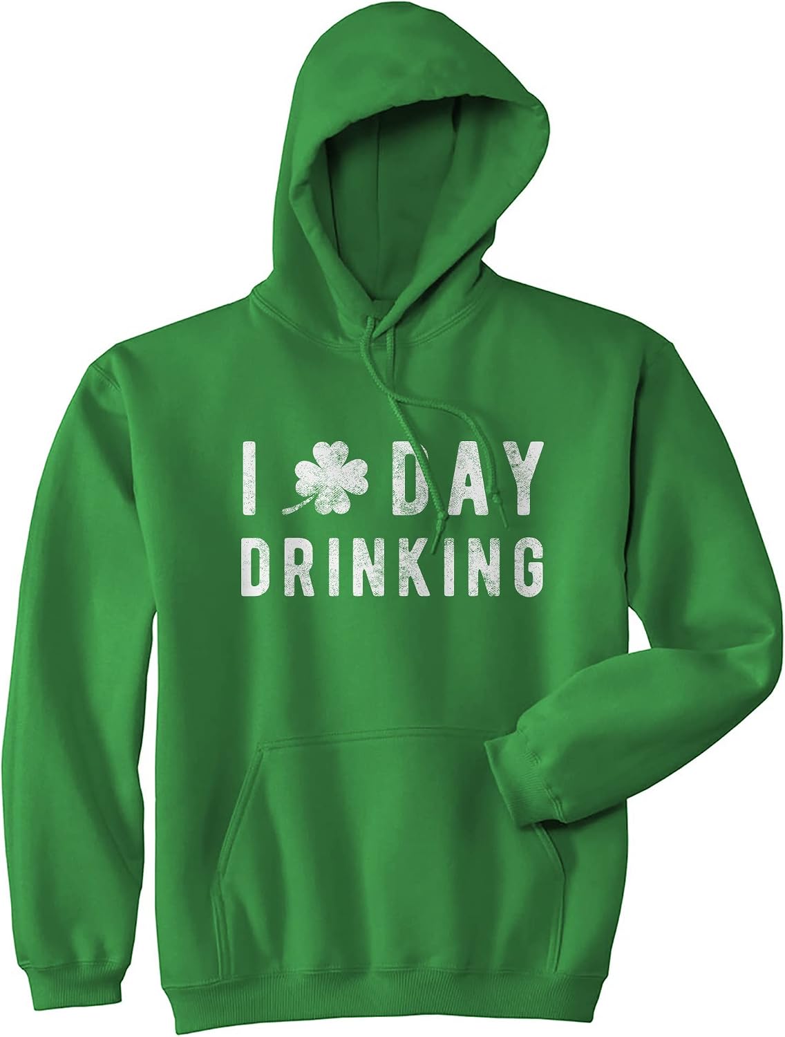 Crazy Dog T-Shirts Funny Saint Patricks Day Hoodies Irish Sweatshirts for St Pattys Day Parties and Parades