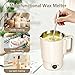 didforu Electric Wax Melting Pot Kit with Thermometer, 800ML Wax Melter for Candle Making, Adjustable Temperature Wax Warmer with Spout, DIY Candle Making Supplies for Beginners & Professionals