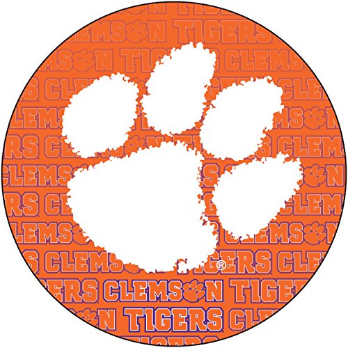 Clemson Tigers 4 Inch Round Word Magnet Officially Licensed Collegiate Product