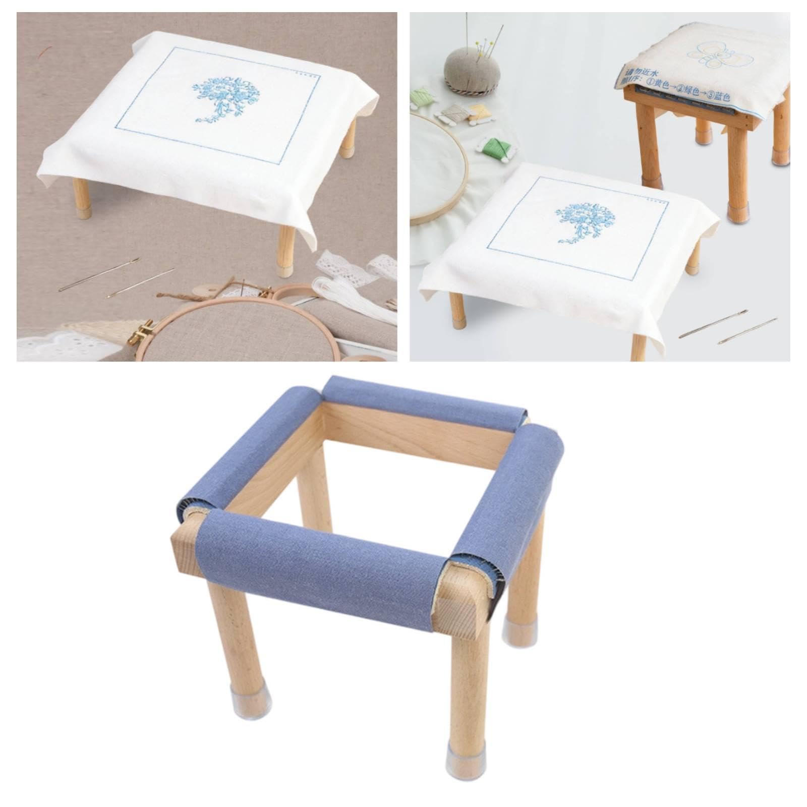 Soporte para Bastidor Bordado, Soporte para Madera, Mesa Escritorio para Manualidades con Aguja, S
