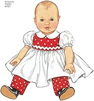 Vista 6 de Simplicity 4707 - Patrones de costura vintage para muñecas de bebé para niñas por Teri, A (S-L)