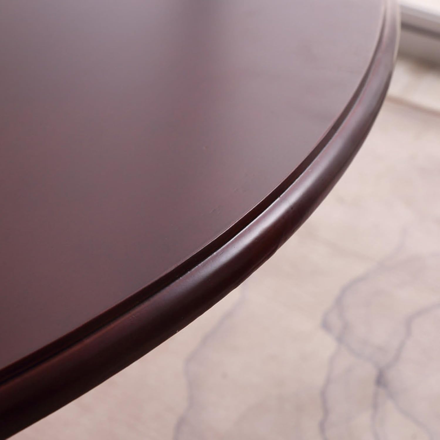 360&deg;回転ラウンドスイベルトレイ、60-70-80-90cmヘビーデューティキッチンサービングプレート、ラウンド標準テーブルトップ