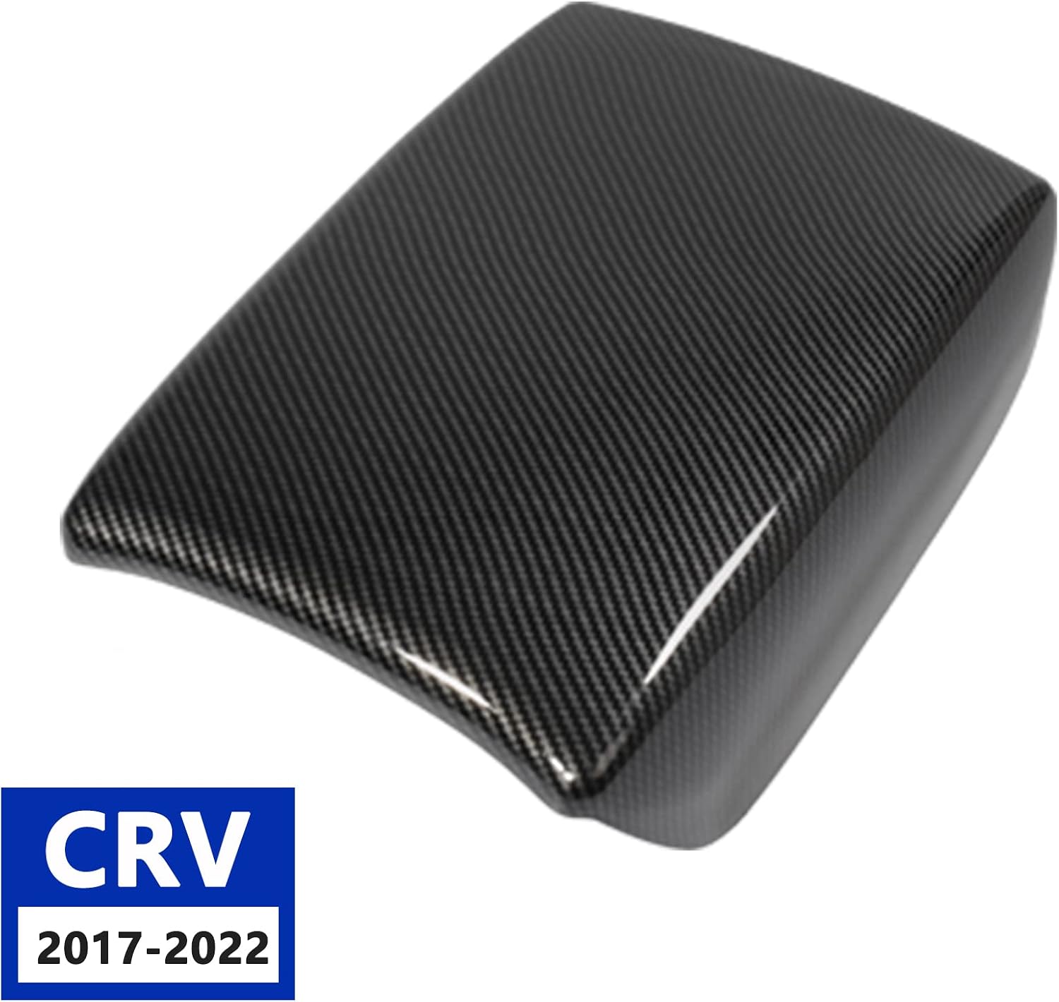 Accessories for Honda CRV CR-V 2017 2018 2019 2020 2021 2022 Interior Center Storage Box Armrest Box Protective Cover (Carbon Fiber)