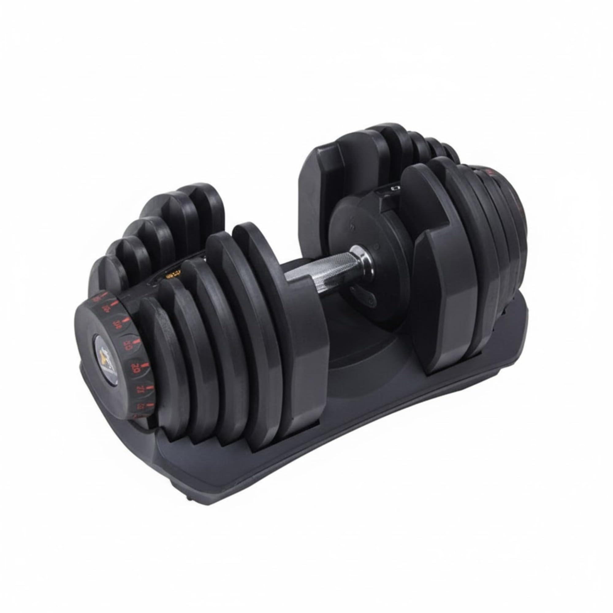 Adjustable Dial Dumbbell Set 24kg & 40kg – Quick Dial Smart Weight for Home Gym – 15-in-1 Weight Settings – Strength Training & Full Body Workout Equipment for Bodybuilding (40, Kilograms)