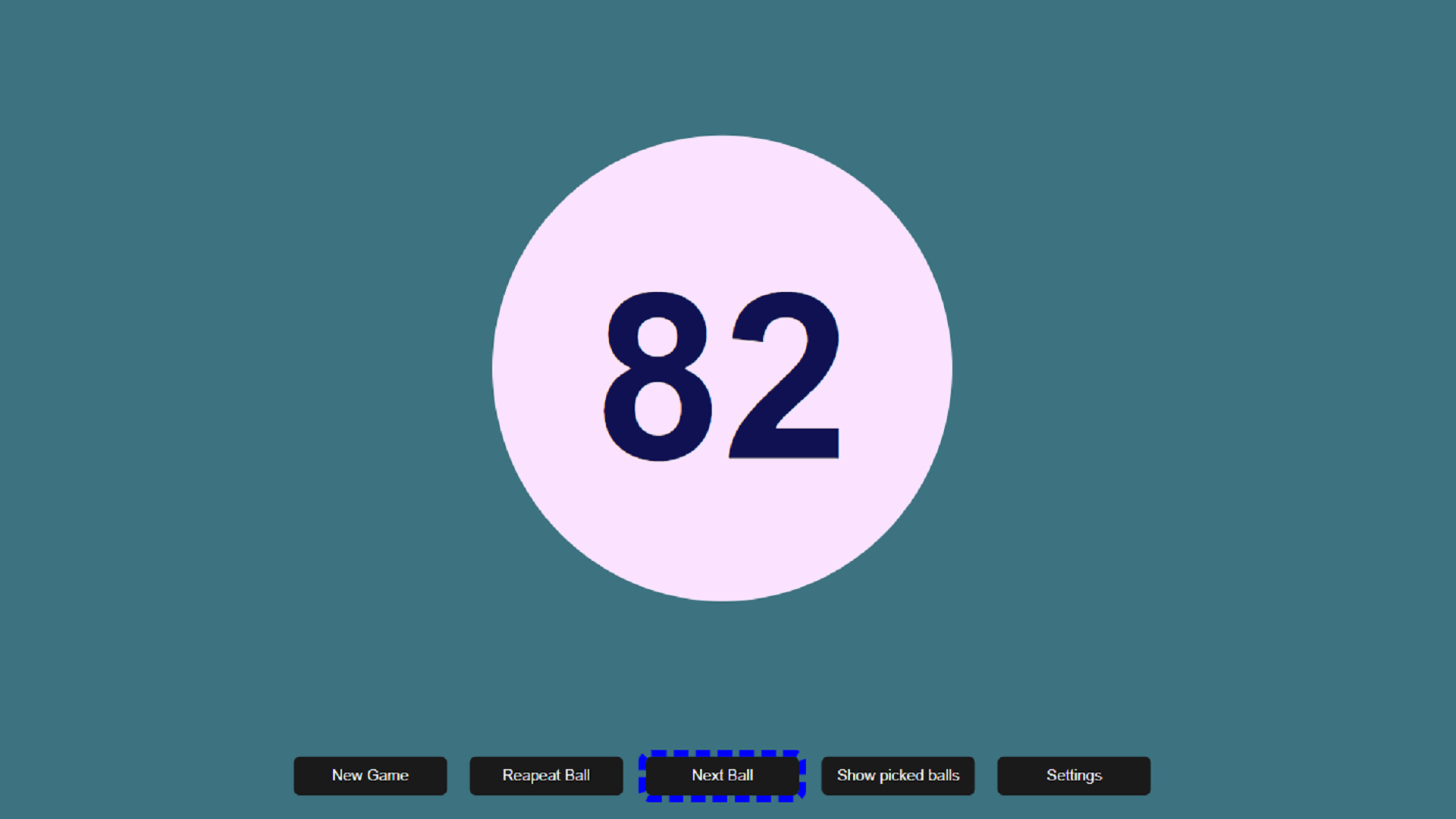 Simple Bingo Caller 2 (for groups) App on Amazon Appstore