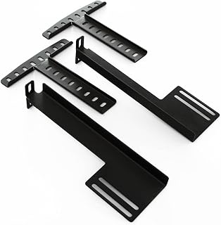 LUCID L300 Ergonomic Upholstered 5 Minute Assembly Dual USB Charging Stations Head and Foot Incline with Wireless Remote Control Adjustable Bed Base, Headboard Brackets, Black
