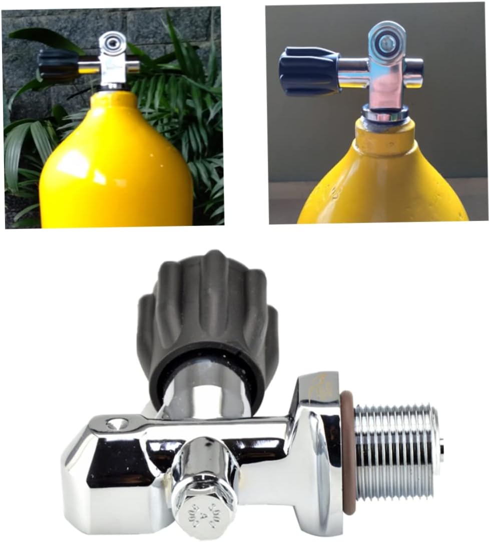 Diving Tank Valve 250BAR Underwater Gas Cylinder Valve for Underwater Sports Activities #