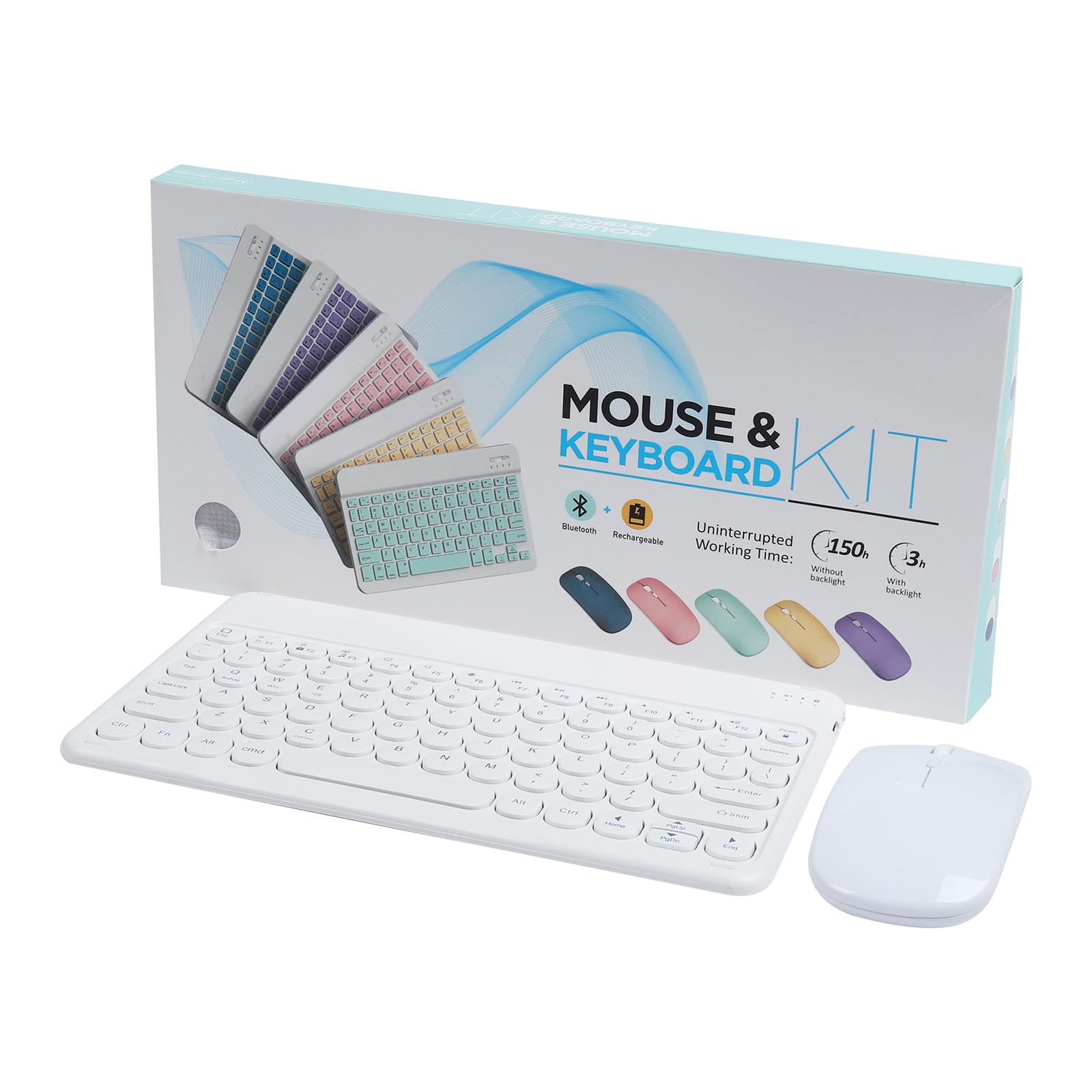 Amazon.com: Bluetooth Keyboard and Mouse Combo for iPad - 9.72