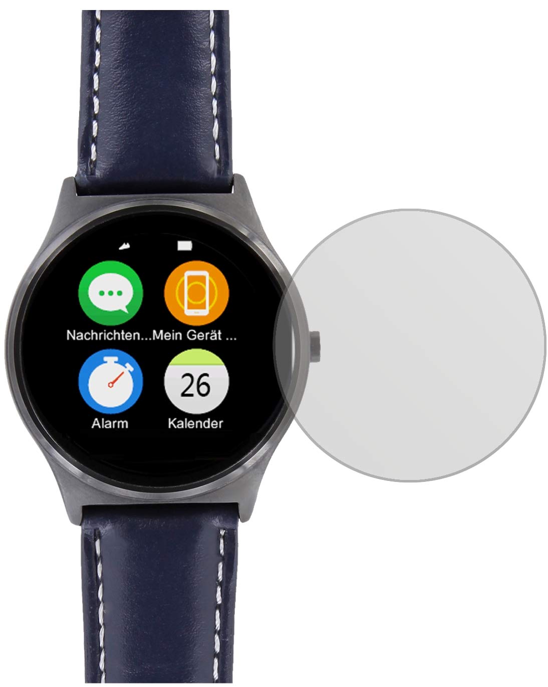 Pellicola Protettiva per 55 mm diametro orologio Protezione Schermo Antiriflesso