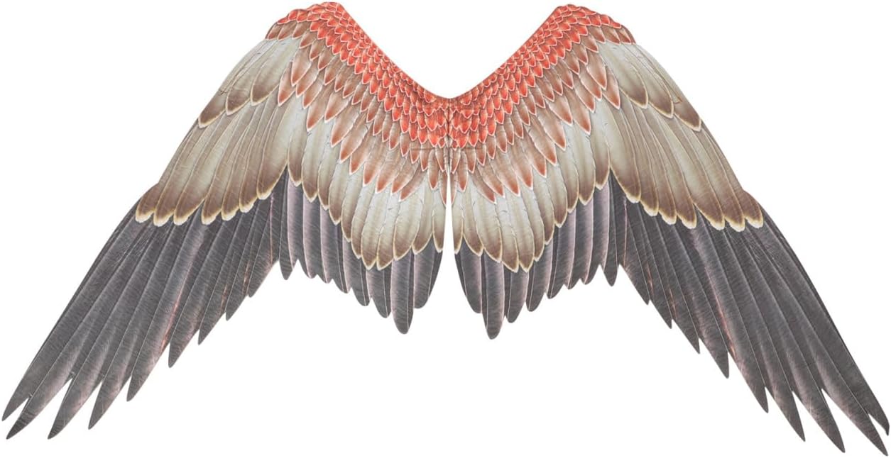 NUOBESTY Eagle Wings Bird Costume Wing Carnival Performance Prop for Adult Boys Girls New Year Stage Animal Dress Up 43.23x27.51 Inch