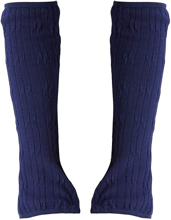 Womens and Mens Adaptive Arm Warmer Protectors Sweaterknit with Loop Cables