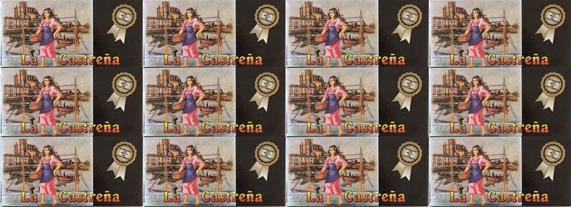 Anchoas del cantábrico en aceite de oliva RR-50 La Castreña [PACK 12 UNIDADES]
