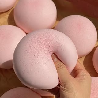 スクイーズケーキ おもちゃ もちもち 低反発 大きい 柔らかシリコン シリコーン ストレス解消 肉球 プレゼント 握り心地 めろじょいスクイーズ 暇つぶし 減圧グッズ 可愛い 手作り 子供 大人 (ピンクのチーズパン)