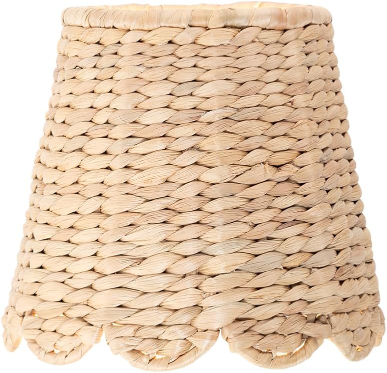 Zafferano, Poldina Cover Water Hyacinth, Hand-Woven for Table Lamps, Lampshade Compatible with Poldina Lamps, Handmade, Ø14.5 x 12.5 cm