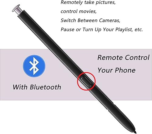 Miniatura 8 de Galaxy S23 Ultra - Lápiz capacitivo con repuesto Bluetooth para Samsung Galaxy S23 Ultra 5G S Pen Stylus Pen con control remoto S23 Ultra S Pen