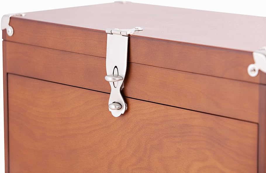 TRINITY TWM-3501 Wood Toolbox, Brown