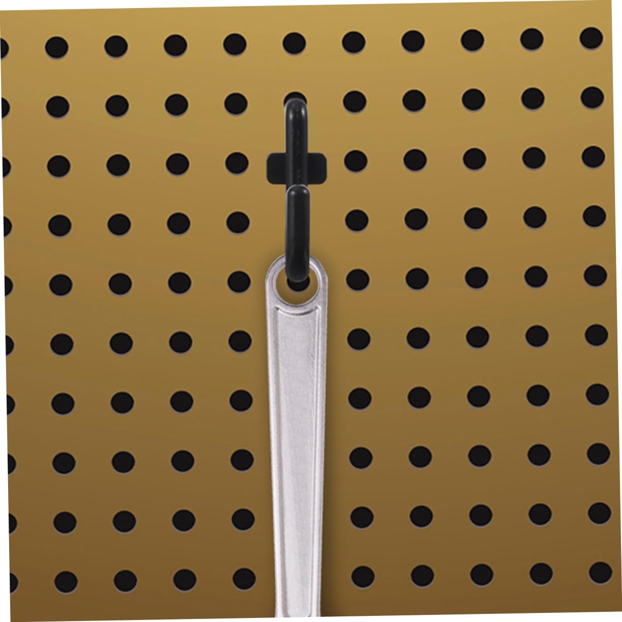 Zerodeko 50Pcs Pegboard Hooks for Garage Wall Organization Tool Hangers for Efficient Storage Workshops and Laundry Rooms