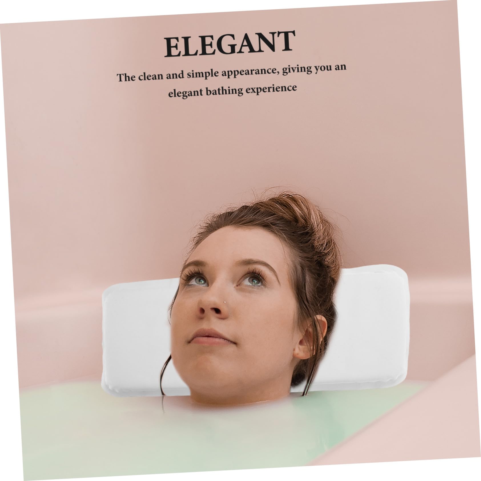 Homoyoyo 2 Pezzi Cuscino Bagno in con Ventose Antiscivolo Supporto Ergonomico per e Spalle Adatto per Vasche Bagno Standard Comfort e Sicurezza Spa