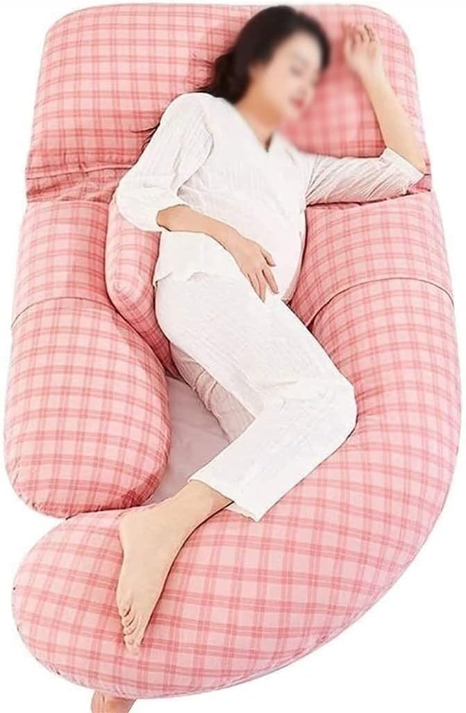 TOEWOE Pregnancy Pillows for Sleeping, U-Shaped Full Body Pillow and Maternity Support - Maternity Pillow for Pregnant Women (Color : C)