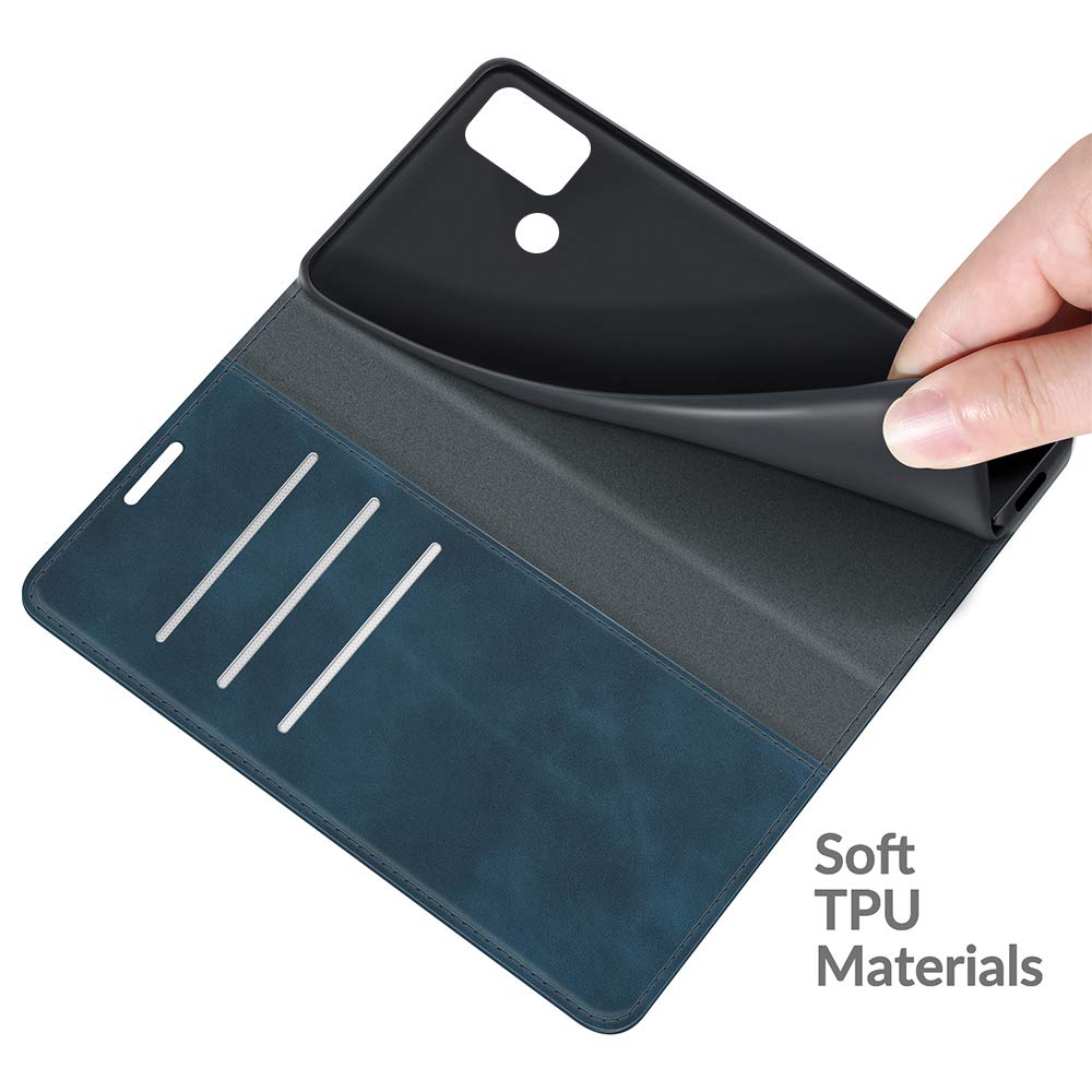 GLANDOTU Cover Motorola Moto G30 / Moto G20 / Moto G10 Custodia pelle [Morbido TPU] [Magnet] [Slot per schede], Premium Flip Libro per Cover Motorola G30 Custodia (Albero