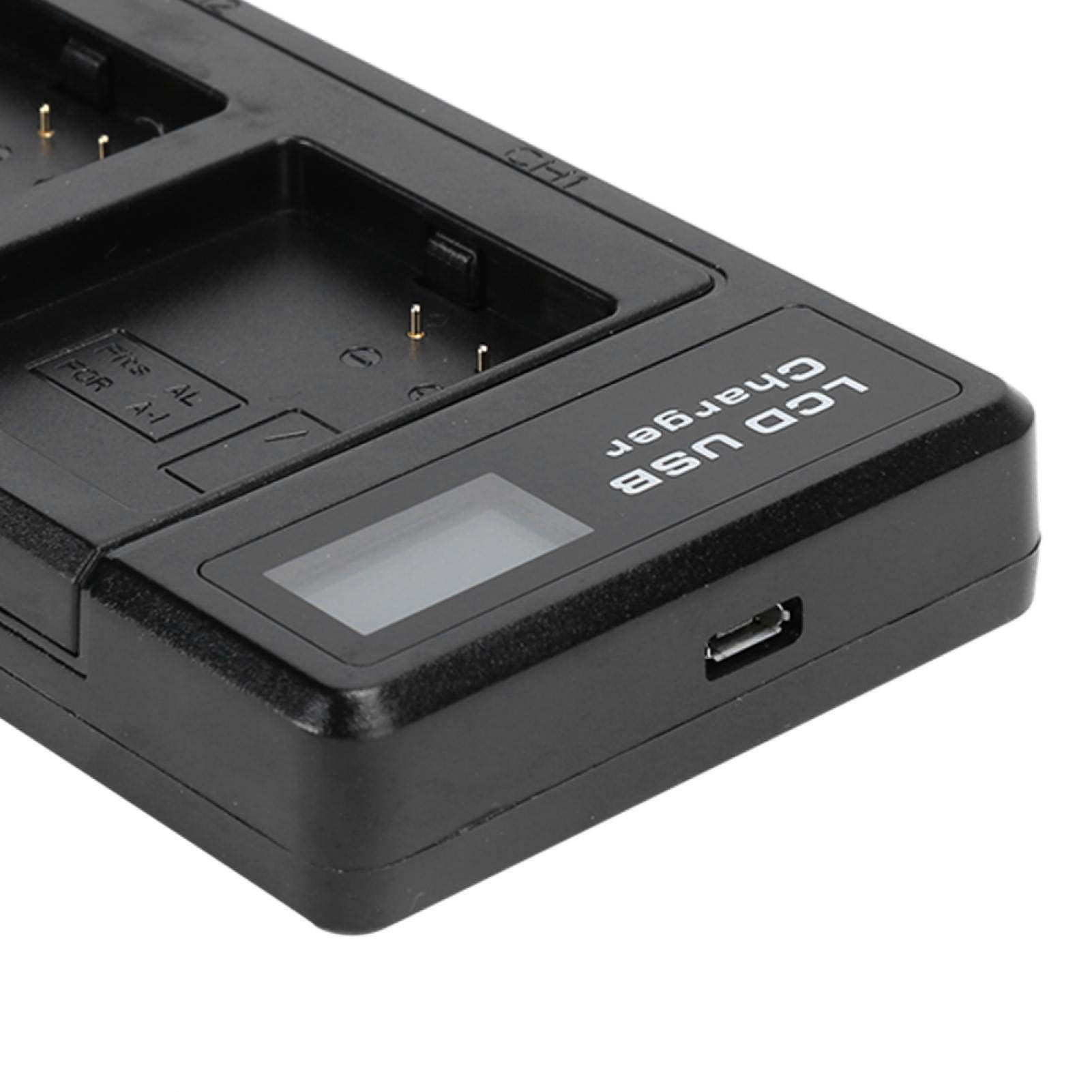 ASHATA Estación de Carga para, （2440mAh） Batería Recargable y USB Estación de Carga LCD con Dos Ranuras para Pro/Pro 2 VMA4400, Cargador para Pro/Pro 2