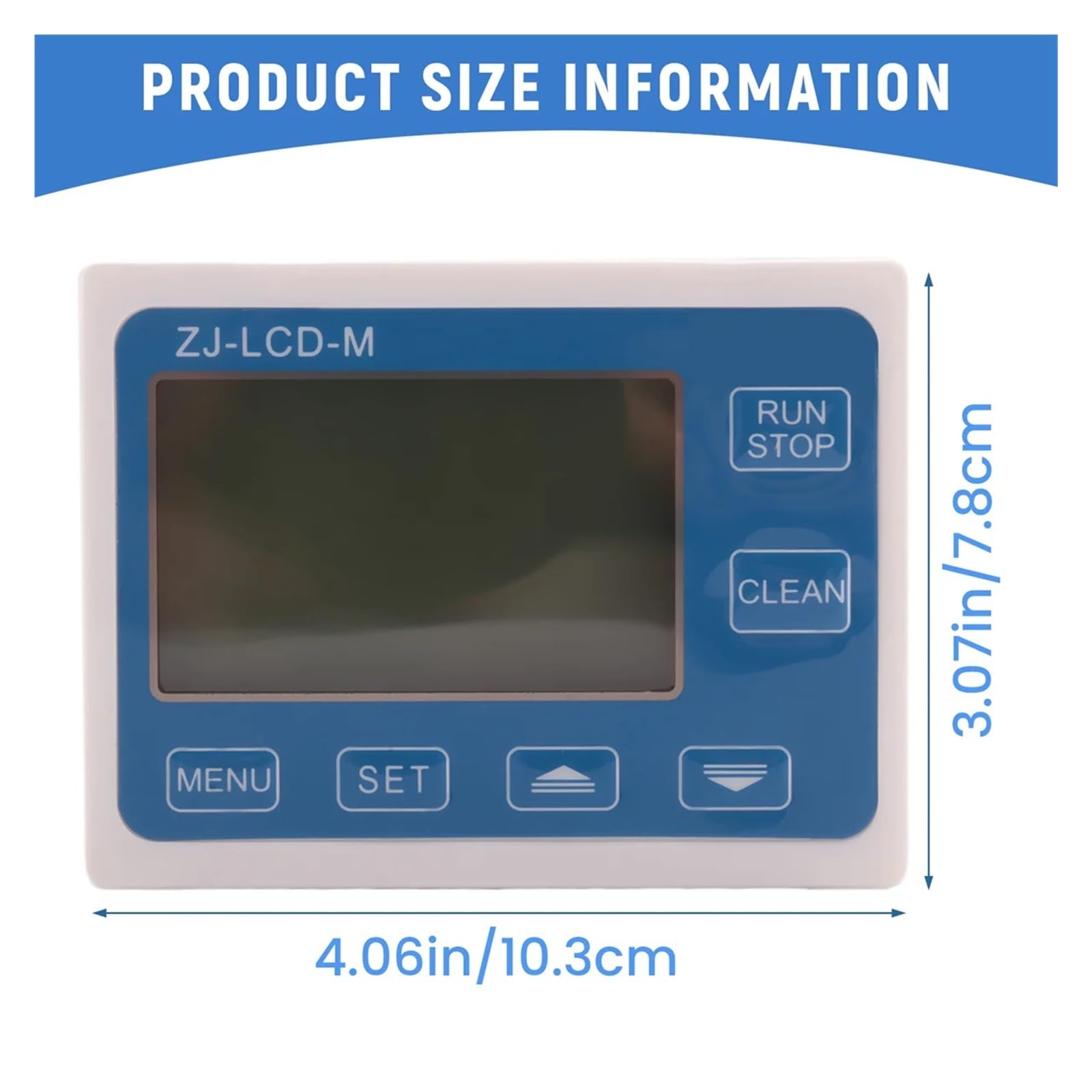 caudalímetro, 1 Uds. Sensor de flujo Control pantalla Lcd Digital portátil plástico