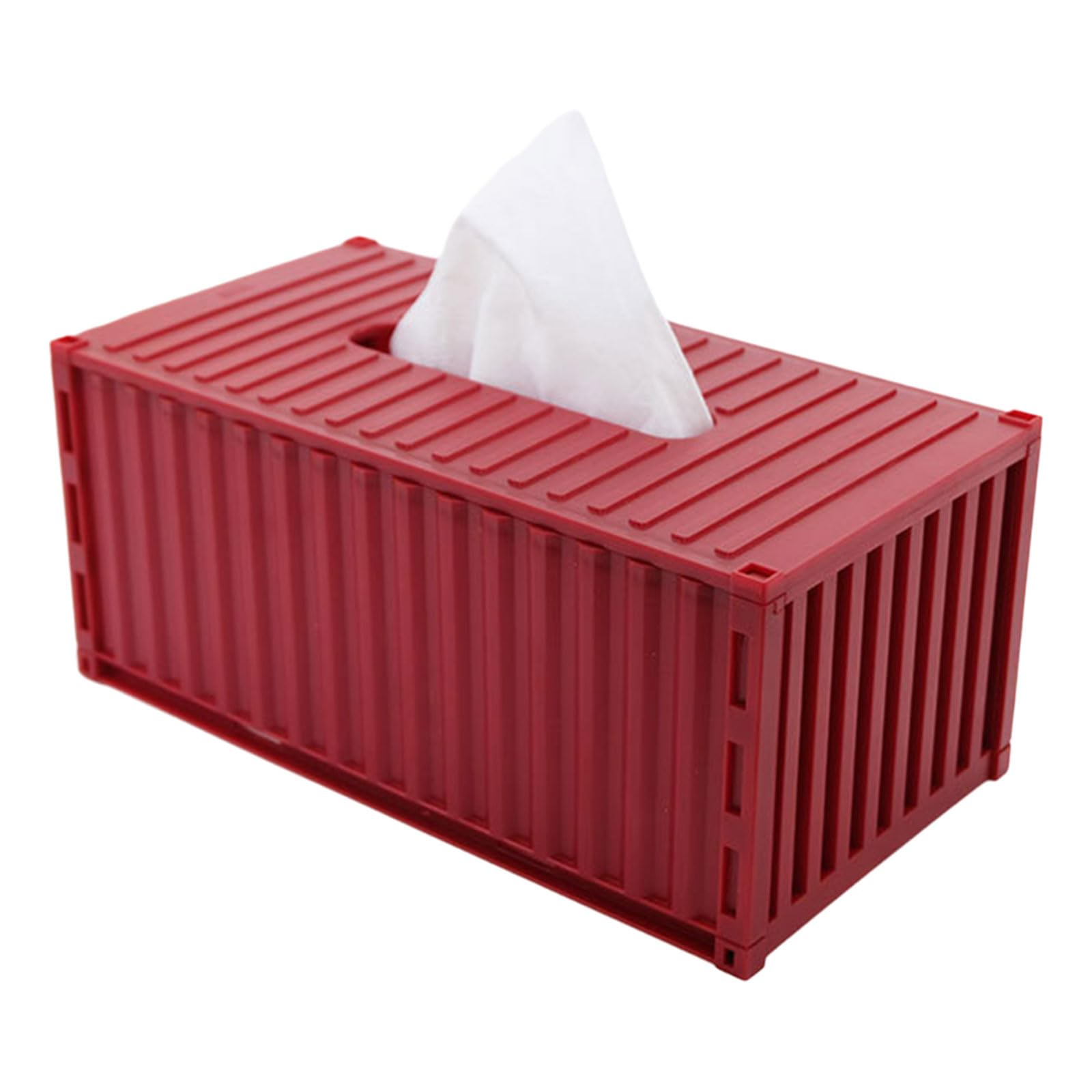 Tsophreniq Container Shaped Tissue Box Holder Napkin Dispenser for Bedroom Table Accessories Home Decoration Supplies Tissue Case