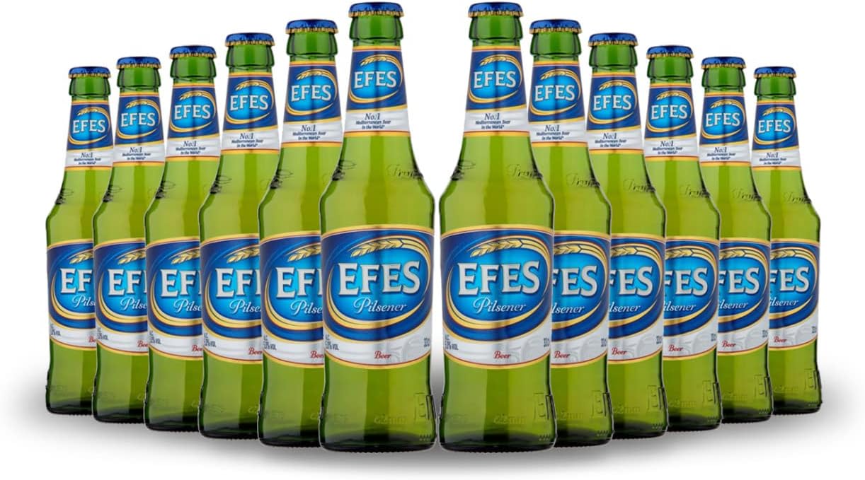 EFES Pilsner Lager Bottles (12 x 330ml - 5%)