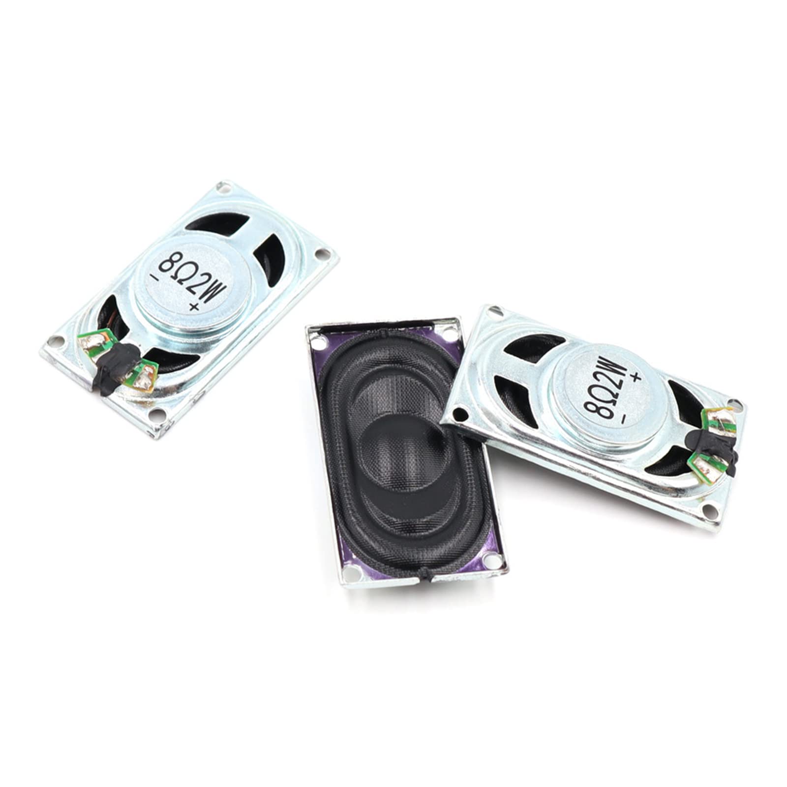 2pcs 2W 8 Ohm Speakers Horn 2035 Amplifier Rubber Gasket Loudspeaker 20x35mm LCD Monitor Loud Iron for Shell