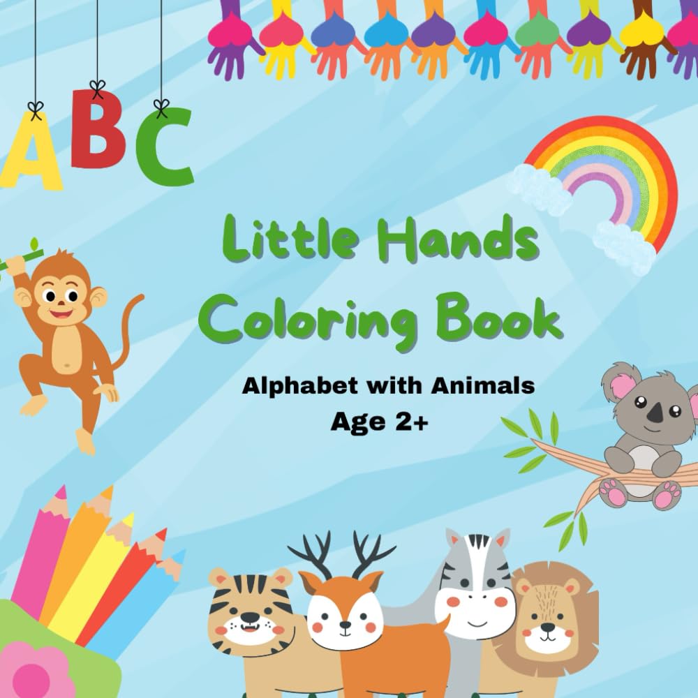 Little Hands colouring book: Alphabet with Animals