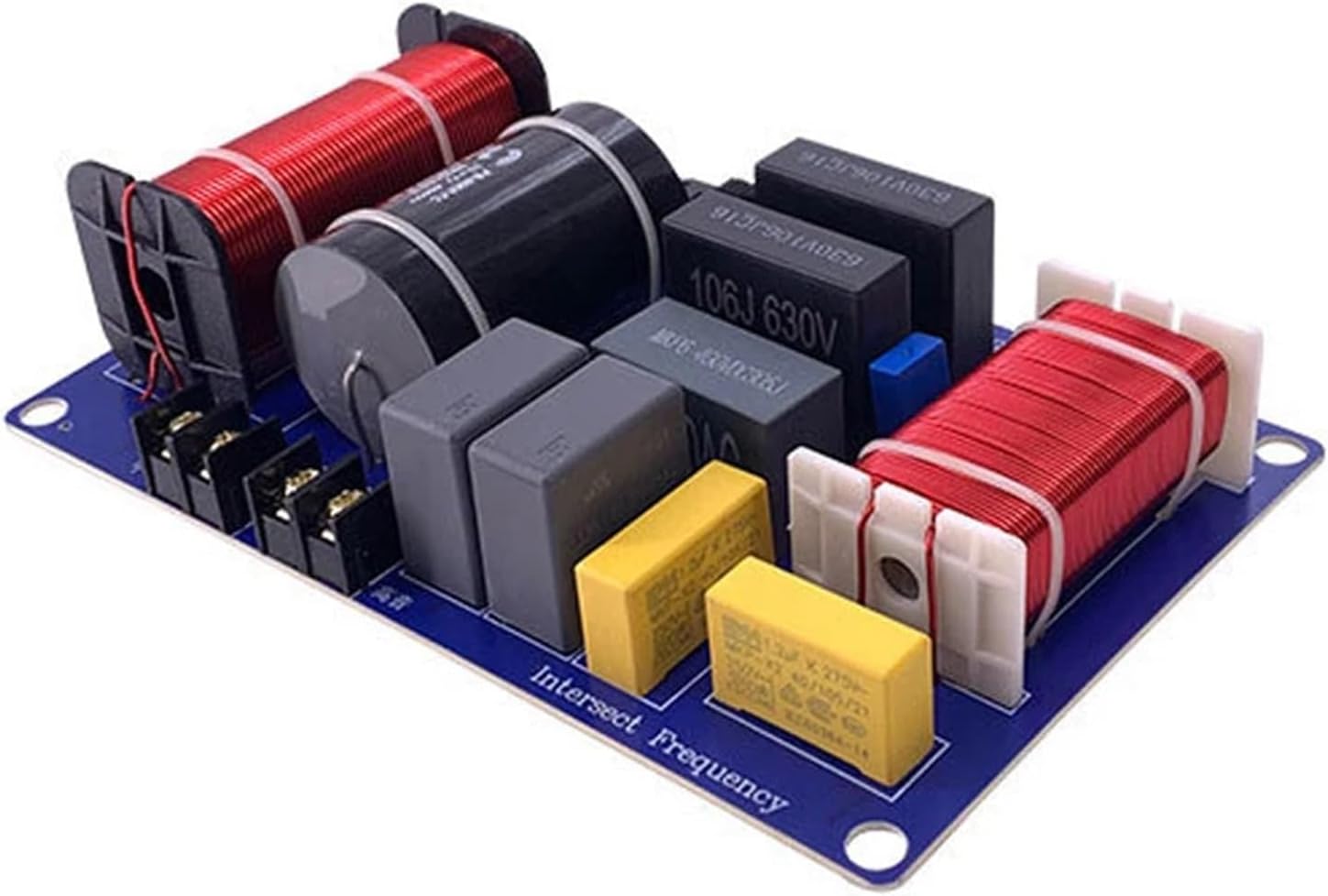 1PCS 2 Way 3000W Professional Frequency Divider Stage Home Theater 12-15" Woofer 2 Unit High Power Audio Crossover Filters