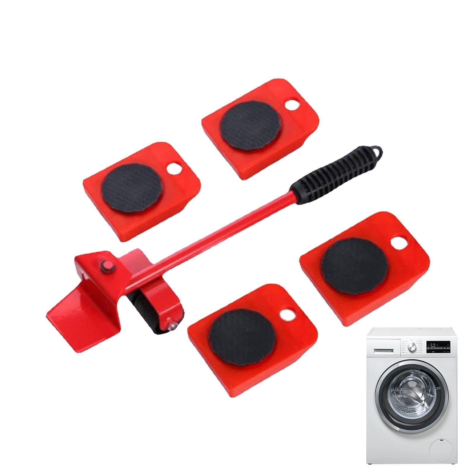 Juego de herramientas de movimiento para mover muebles pesados sin esfuerzo y proteger la espalda