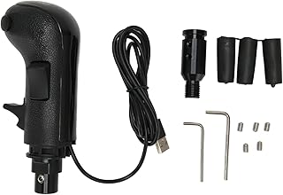 USB Simulator Shifter, Professional PC Racing Shifter, 18 Gears for Fast Switching, for G25 G27 G29H G920 G923 for THRUSTMASTER TH8A, for ETS2 ATS Gaming Enthusiast