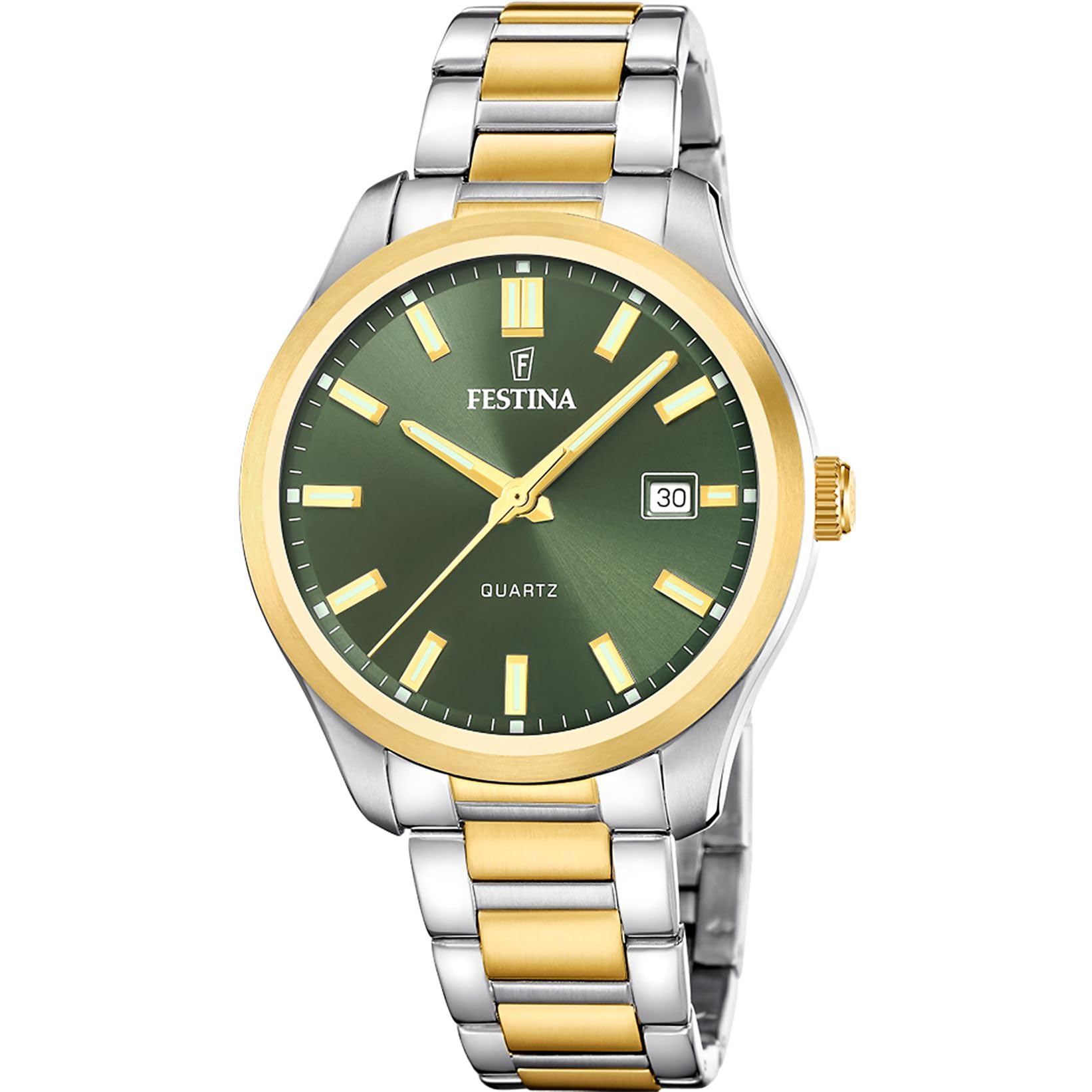 Festina Reloj Hombre Analógico de Acero Inoxidable 316l Multicolor