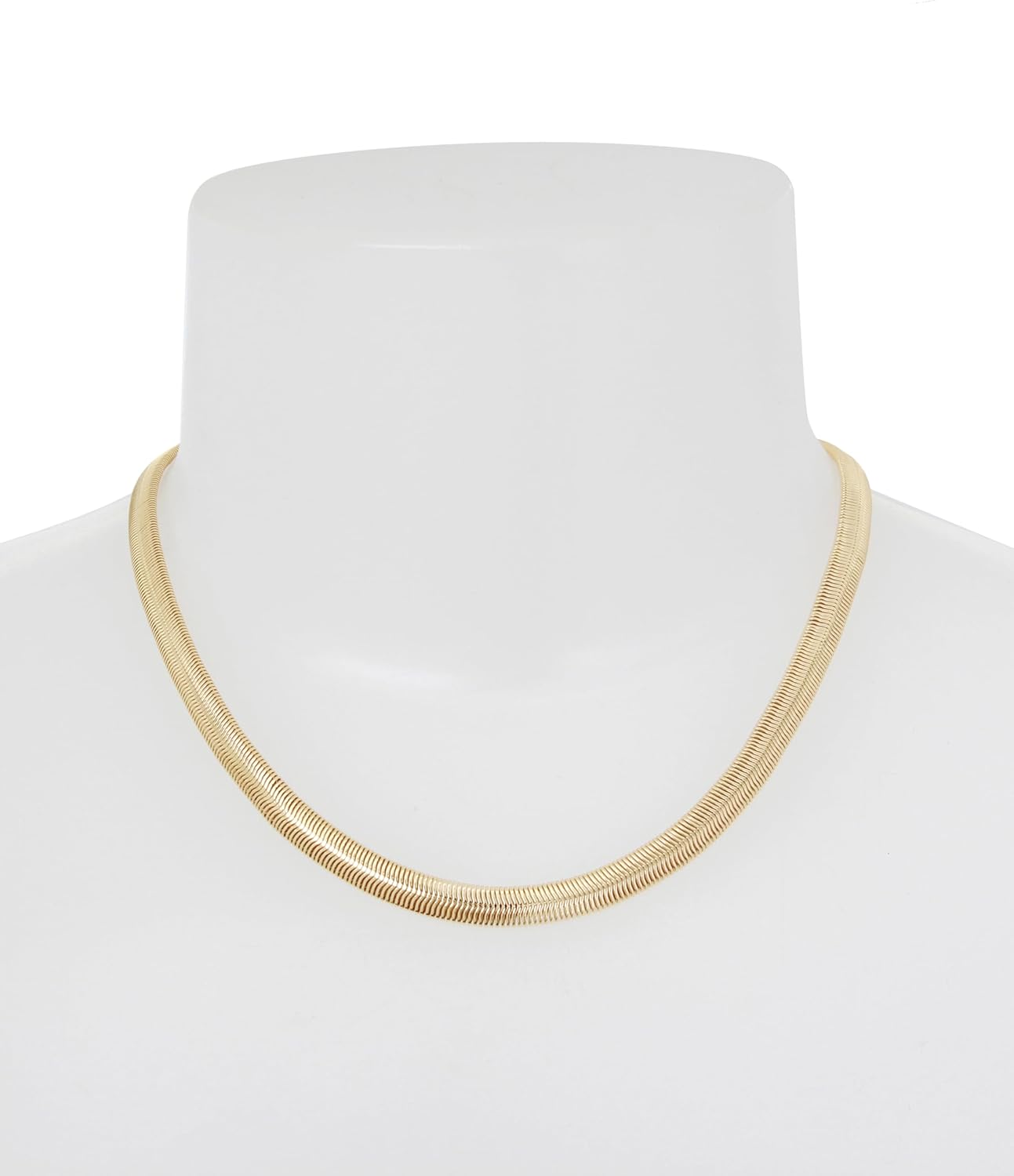 AllSaints womens Eden Snake Necklace - Image 4