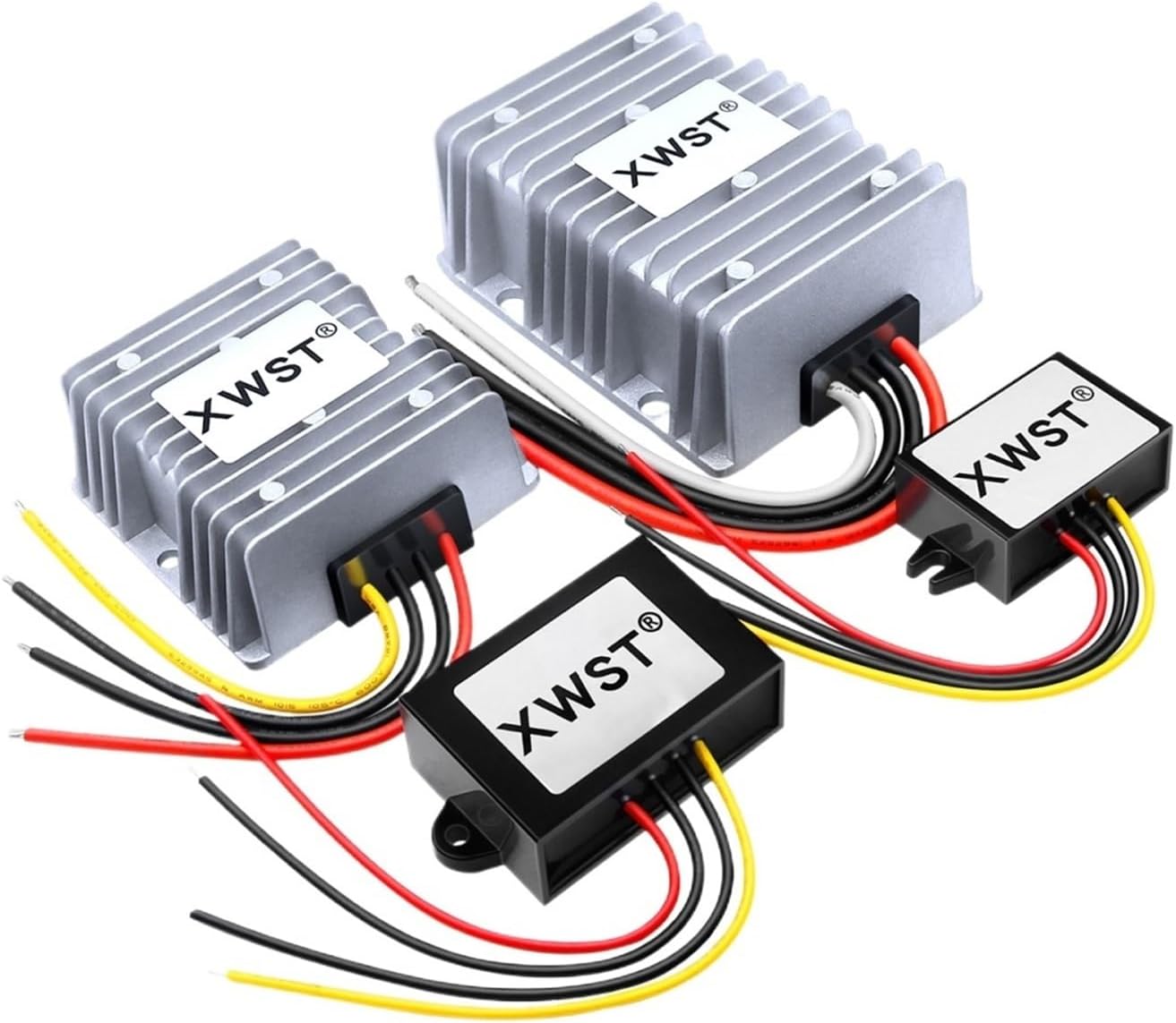 DC DC 22-90V 36V48V60V72V85V to 19V Step Down Converter 1-22A Waterproof Buck Power Supply Inverter 19V Output Transfomer Modual(1A ABS Plastic M)