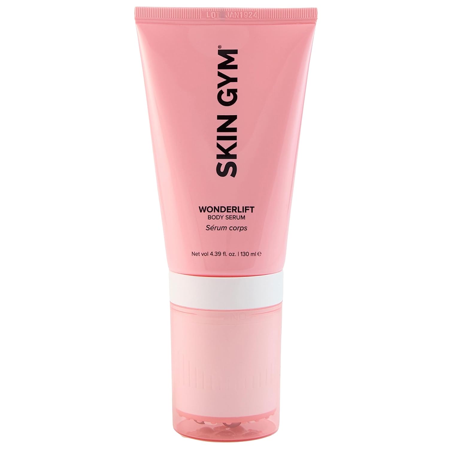 Skin Gym WonderLift Body Serum with Roller Applicator, Firming and Sculpting Treatment with Caffeine and Niacinamide, 7 fl oz