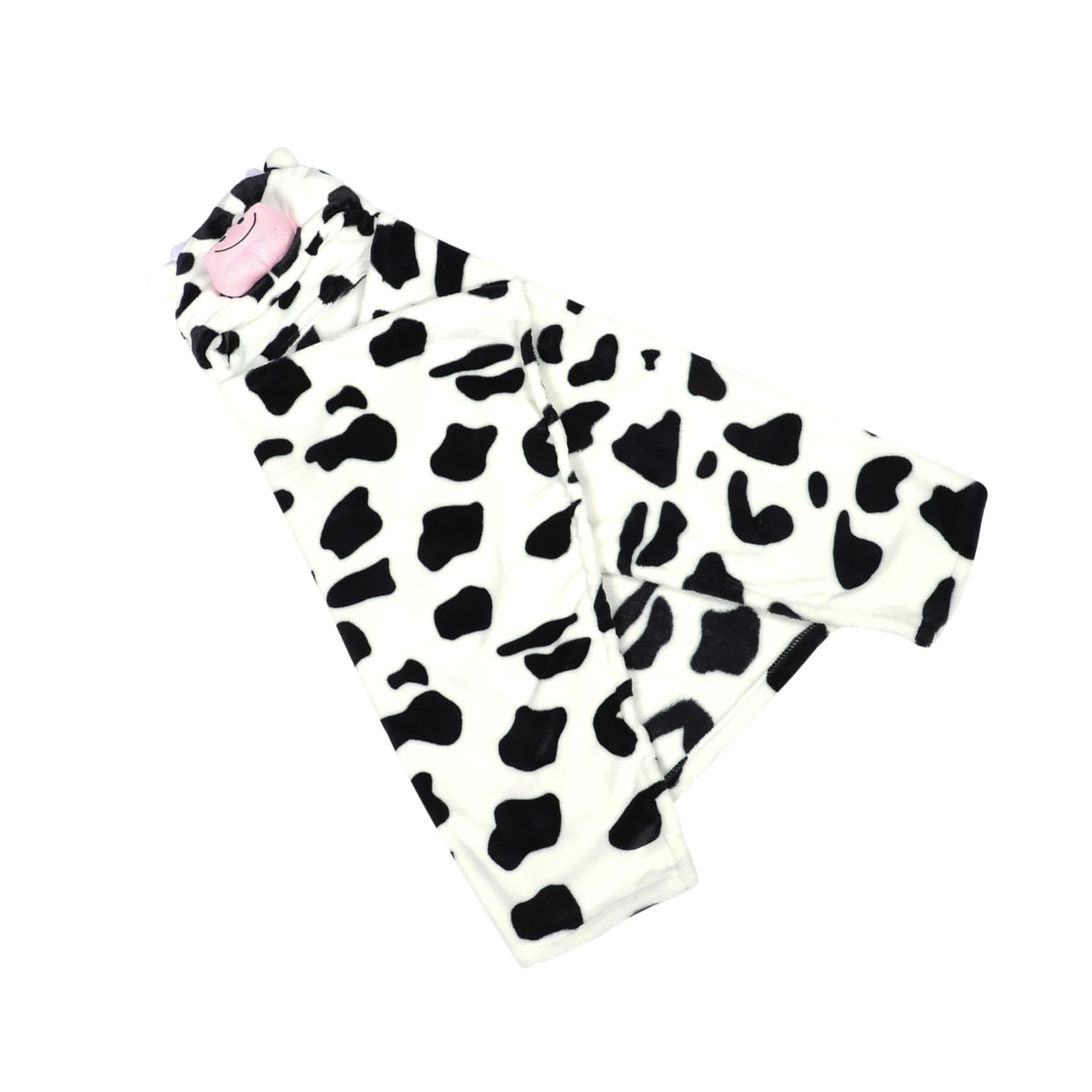Kinder Kapuzenhandtuch aus Flanell, Schwarz, 70x100cm