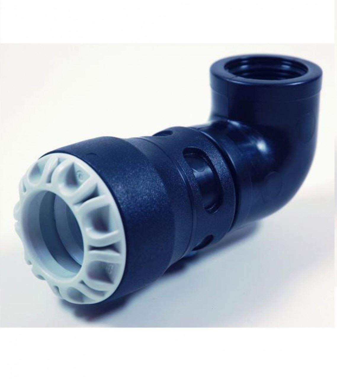 Plass-ONE 32mm x 1" MDPE Push Fit Threaded Female Elbow