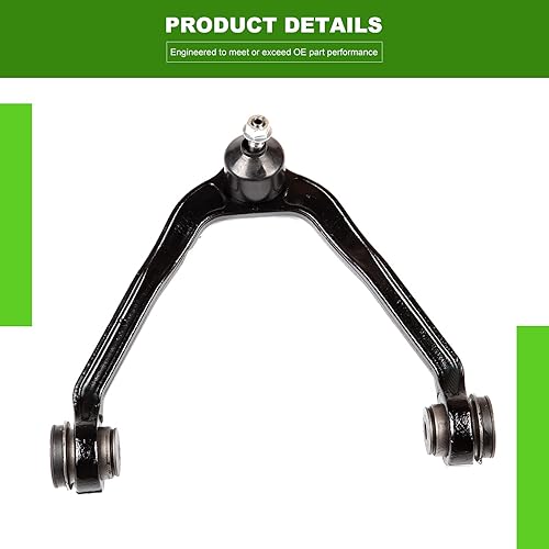 Miniatura 2 de SCITOO Kit de suspensión delantera, brazo de control superior, barra de acoplamiento exterior interior, barra estabilizadora, articulación de rótula