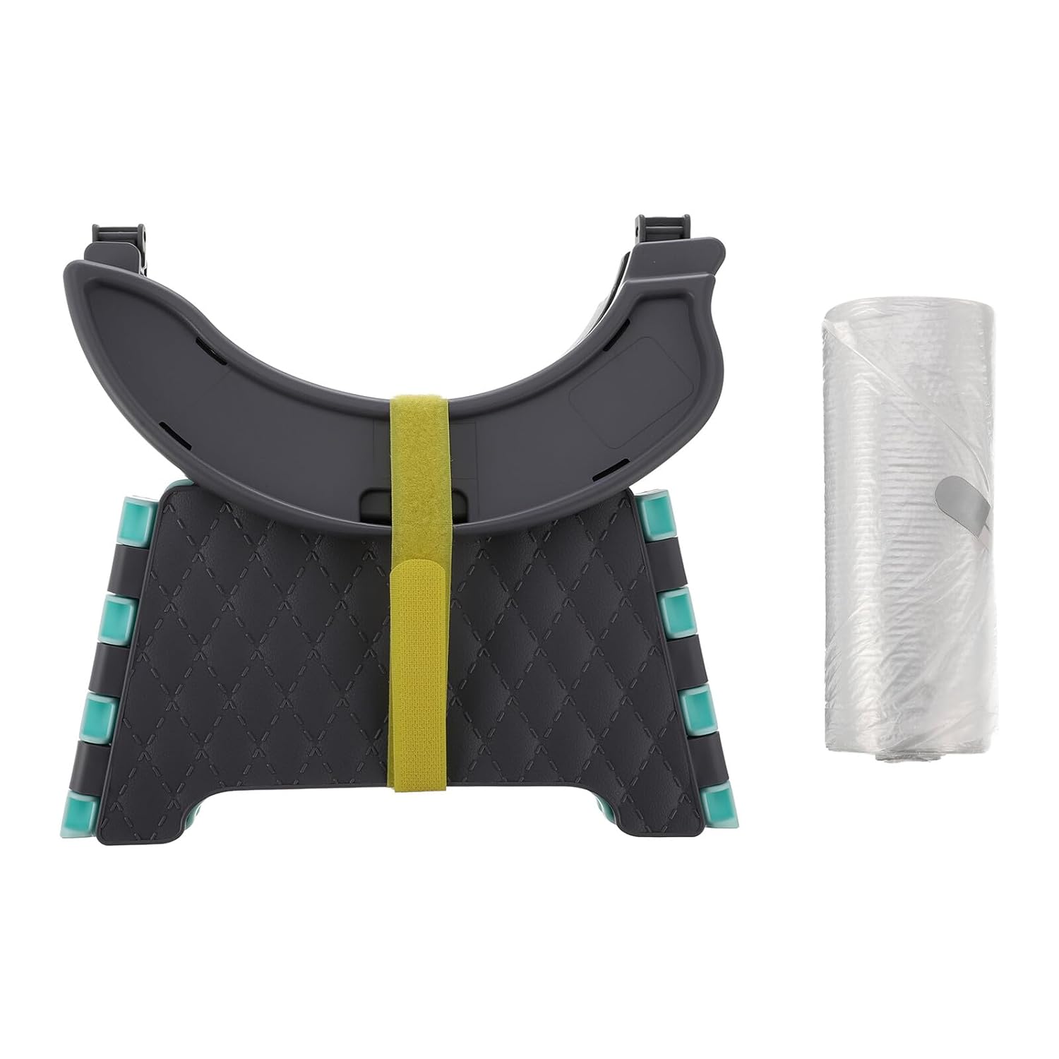 Portable Foldable Toilet Seat with Cleaning Bags Lightweight Closestool for Travel Car Outdoor Use Plastic and Silicone Potty Chair for Boys